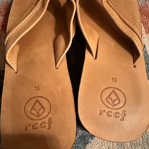 Reef leather platform/wedge flip flop - Picture 4 of 5